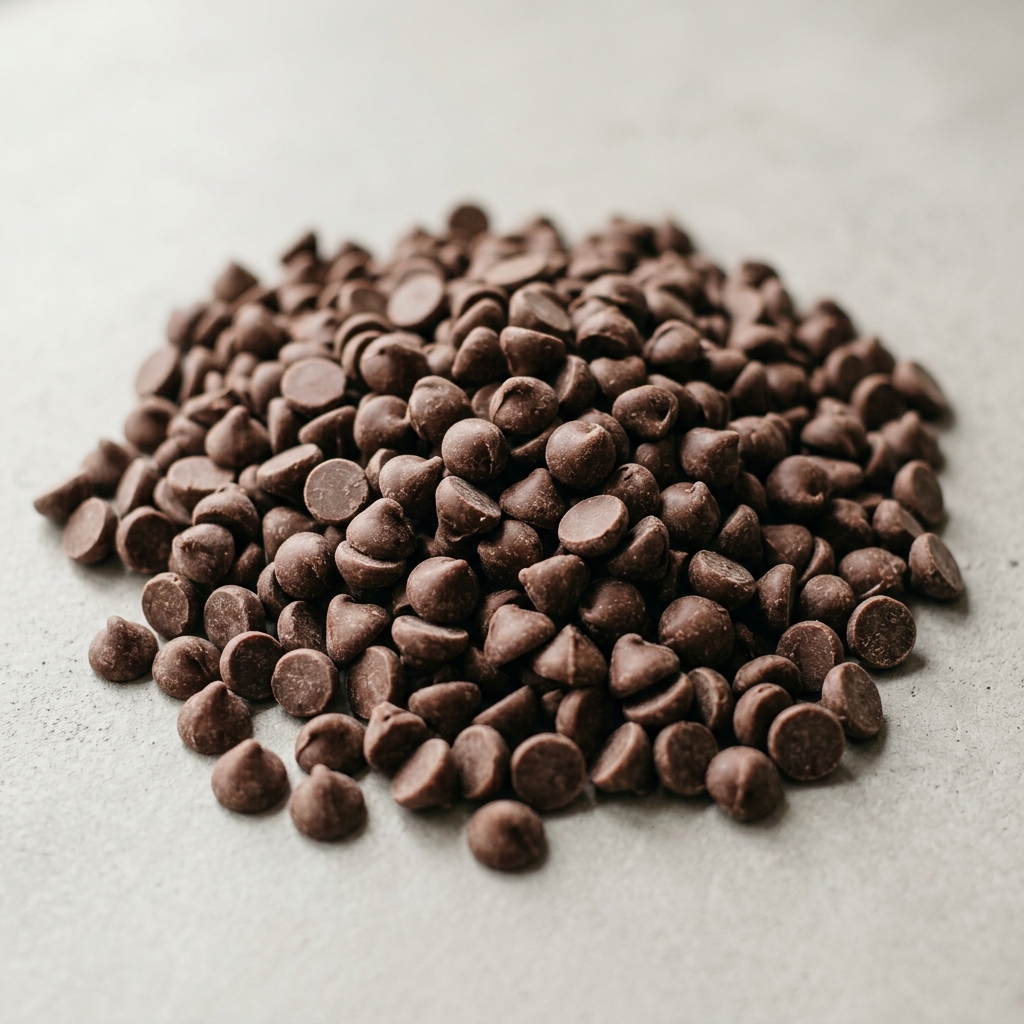 Mælkechokoladestykker – Genereret billede