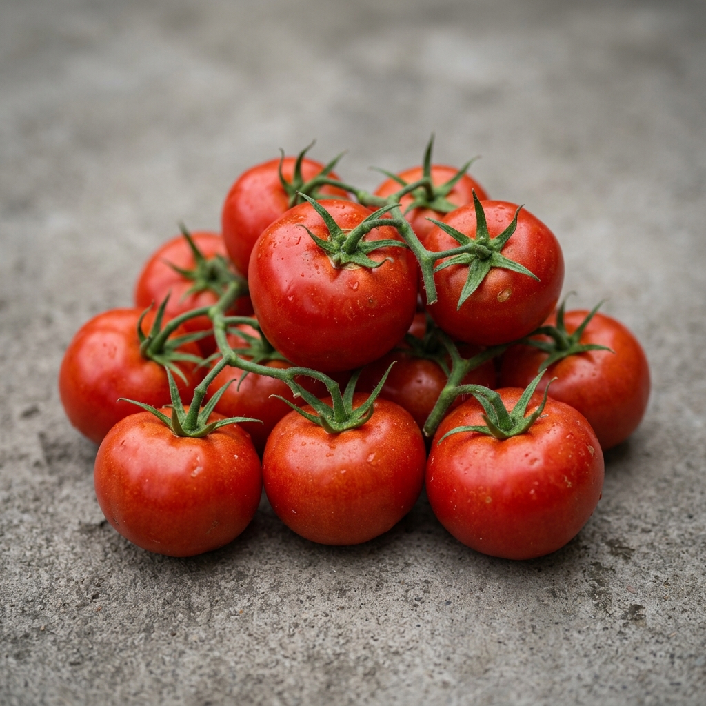 Modne, saftige tomater – Genereret billede