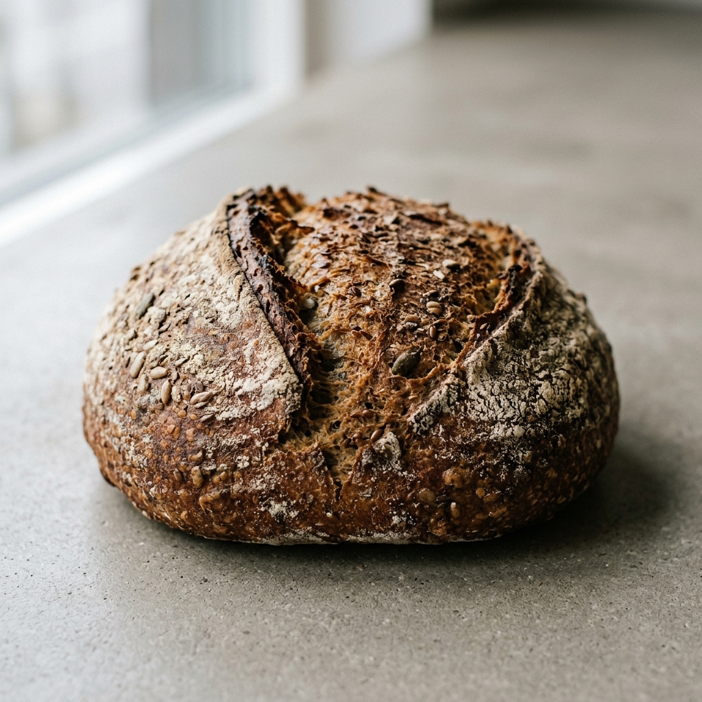 Groft brød – Genereret billede