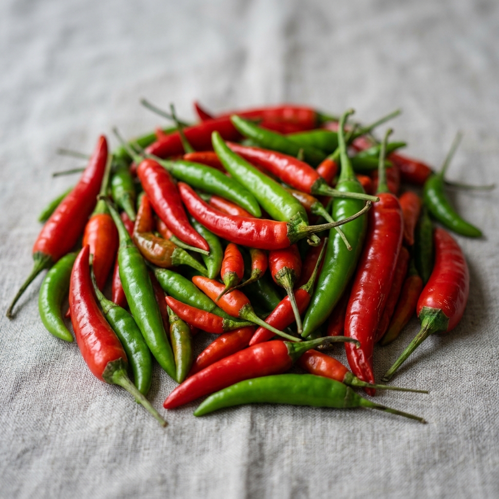 Friske chili – Genereret billede