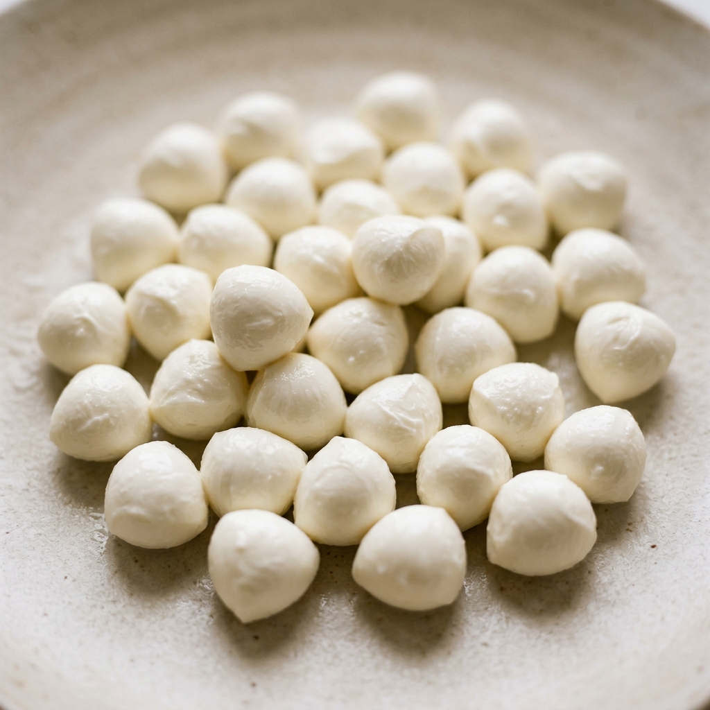 Små mozzarellakugler – Genereret billede