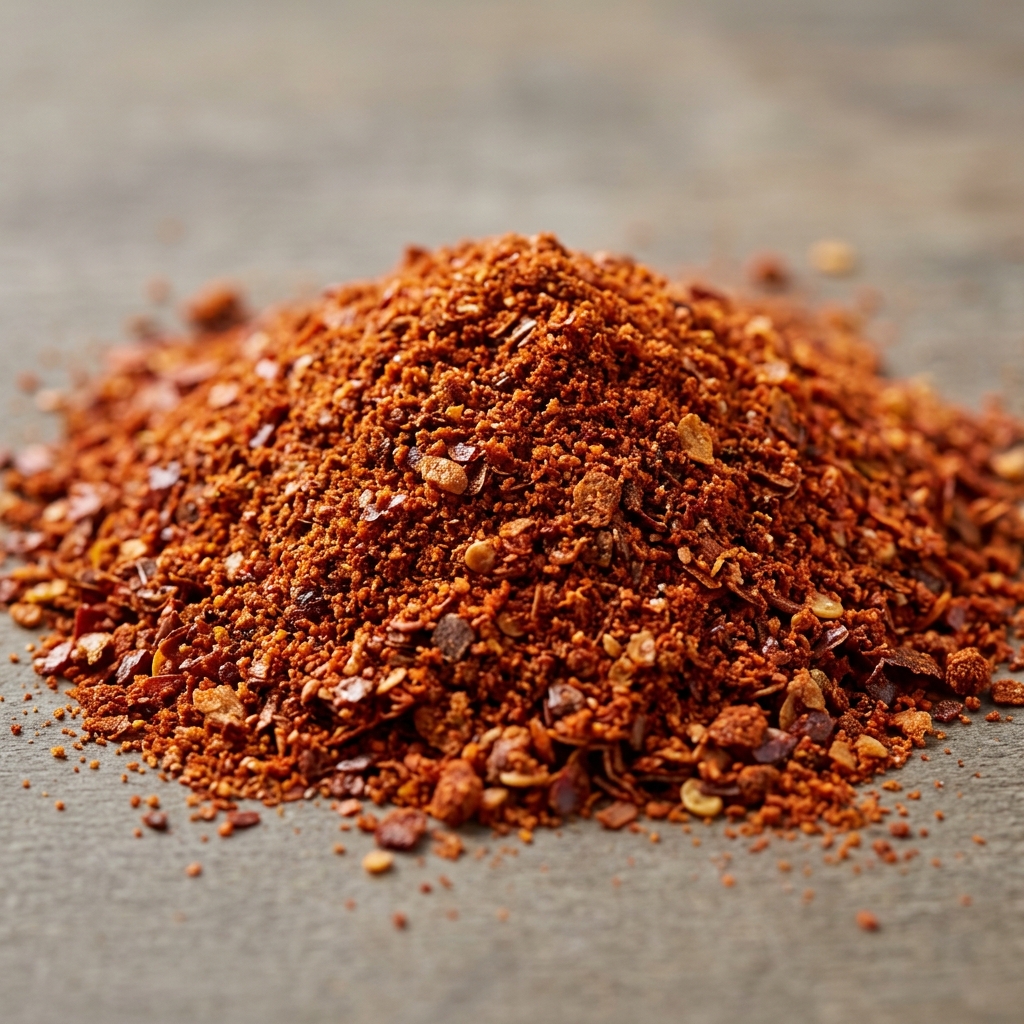 Stødt chilipeber – Genereret billede