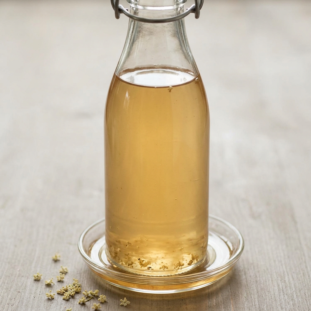 Hyldeblomstsirup – Genereret billede