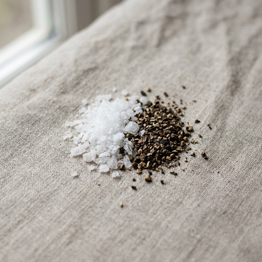 lidt salt + peber – Genereret billede