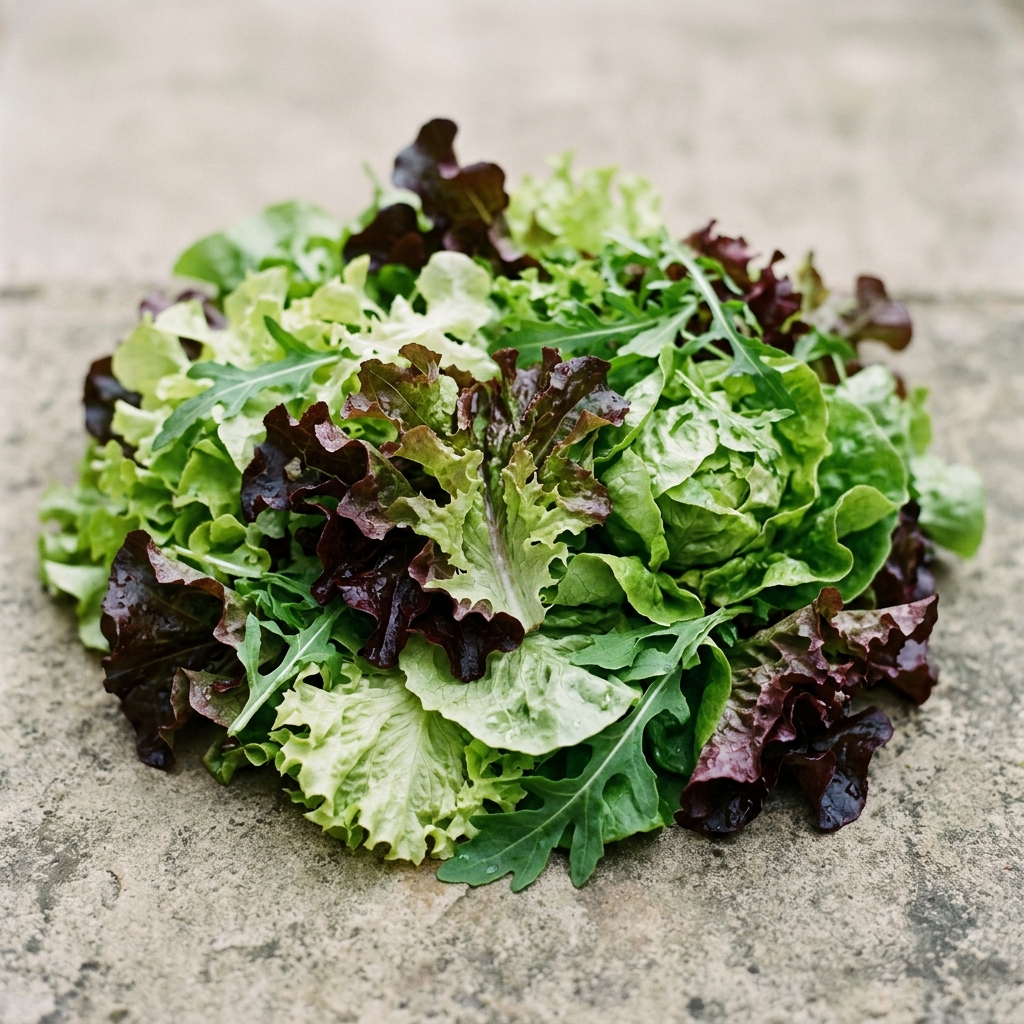 Blandet salat – Genereret billede