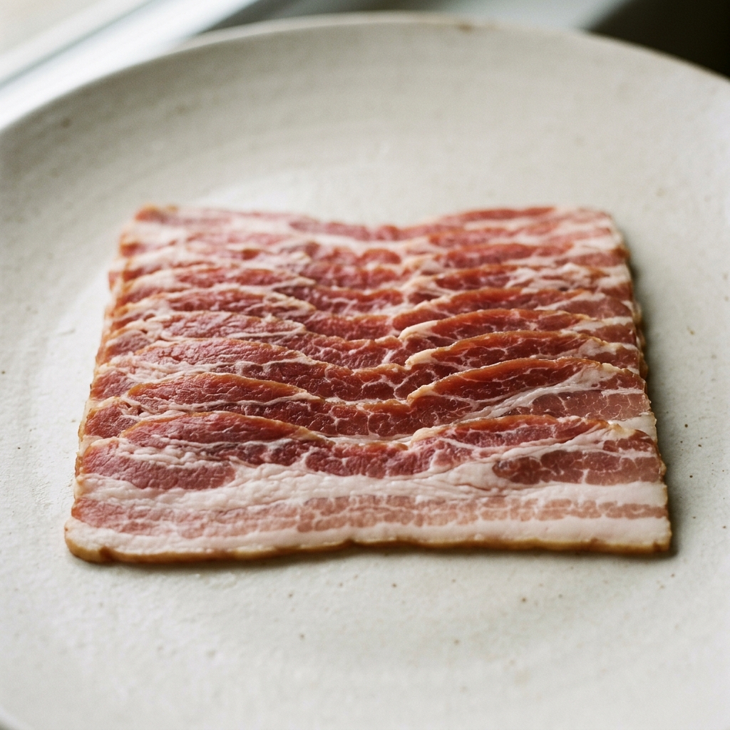Bacon i skiver – Genereret billede