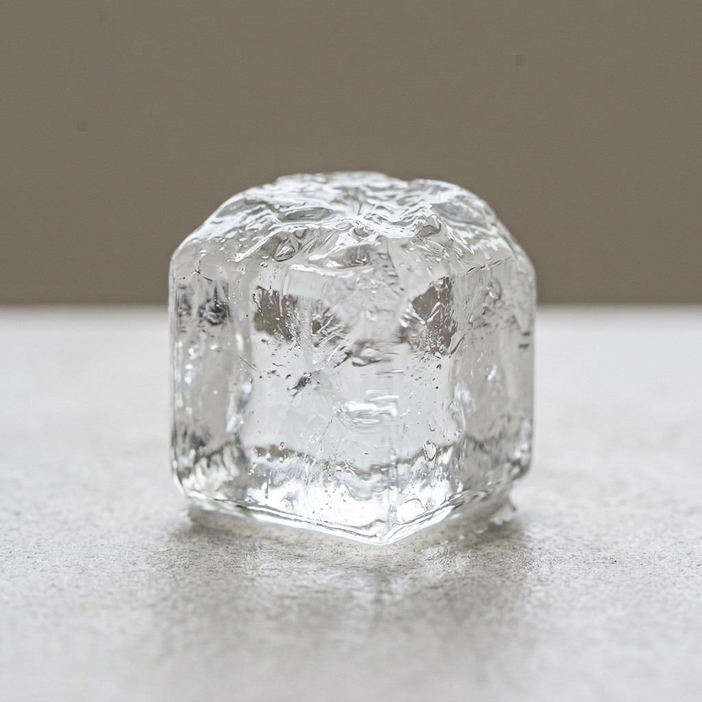 Iskube – Genereret billede