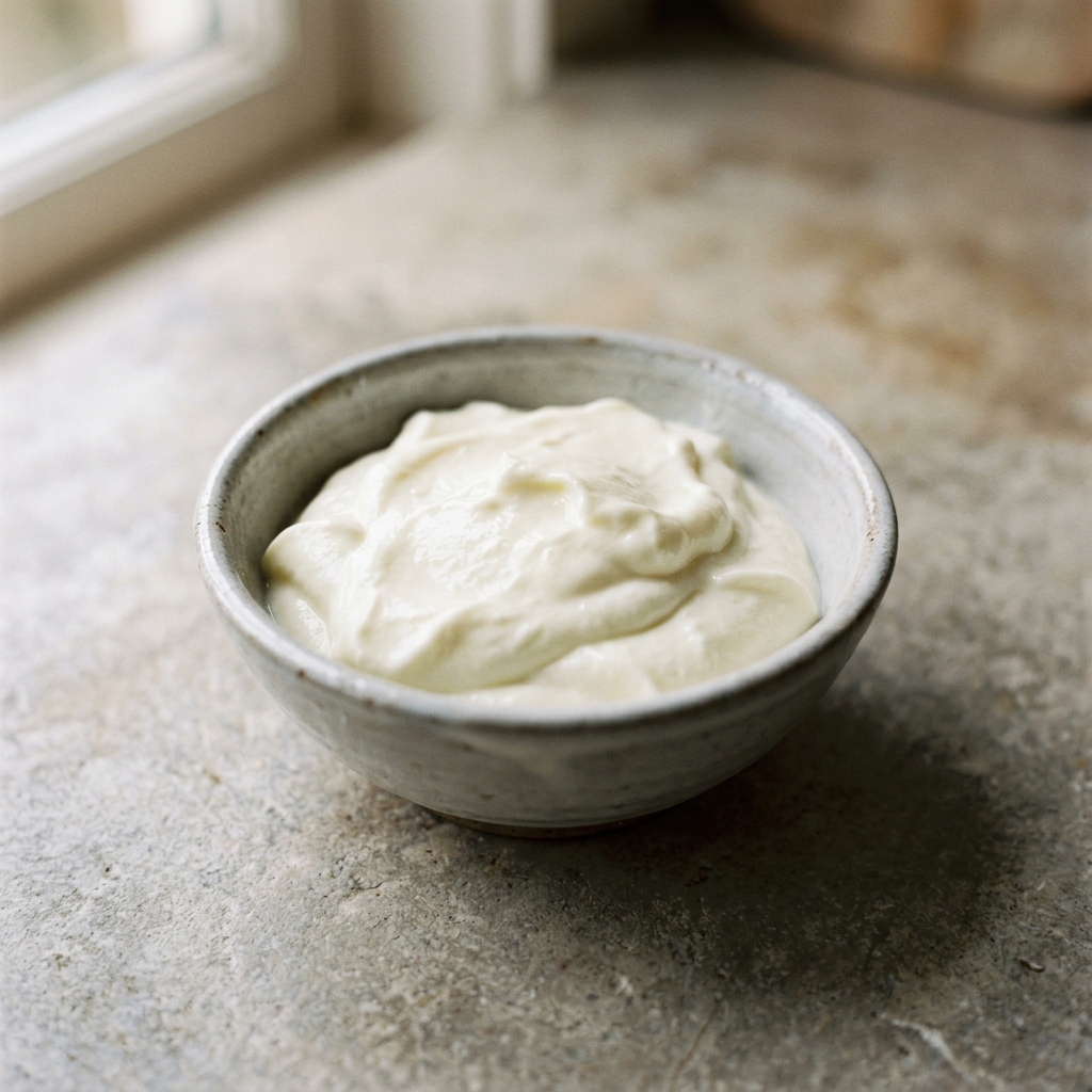 Sødmælksyoghurt – Genereret billede