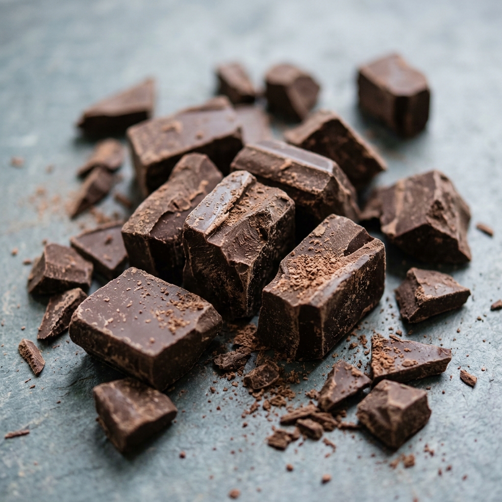 Chokoladestykker – Genereret billede