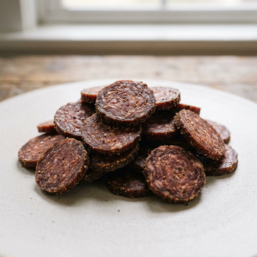 Kalkun-pepperoni – Genereret billede