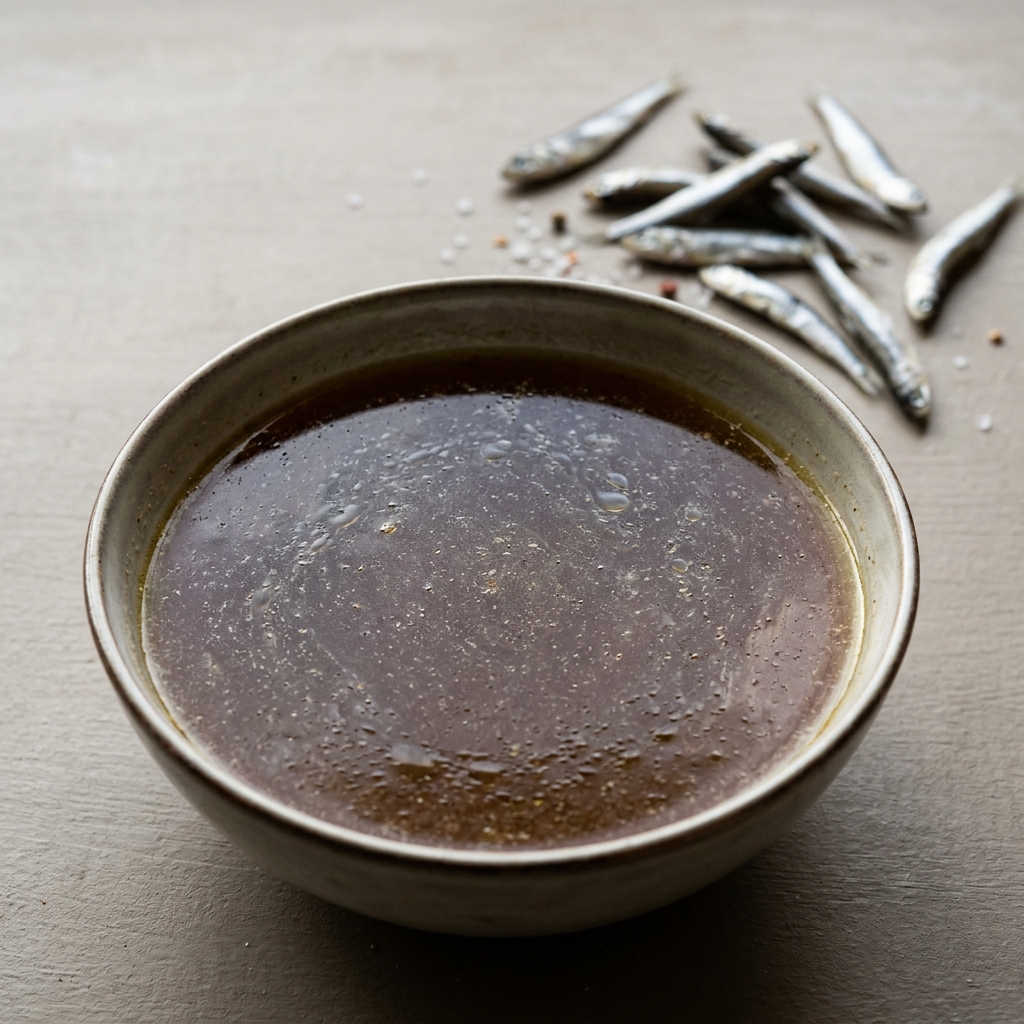 Ansjosbouillon – Genereret billede