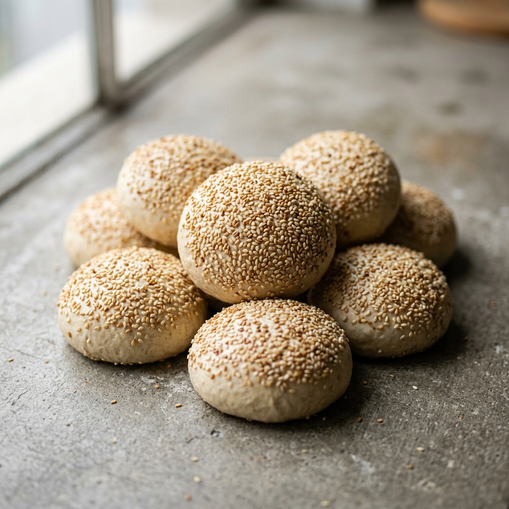 Sesambrød – Genereret billede