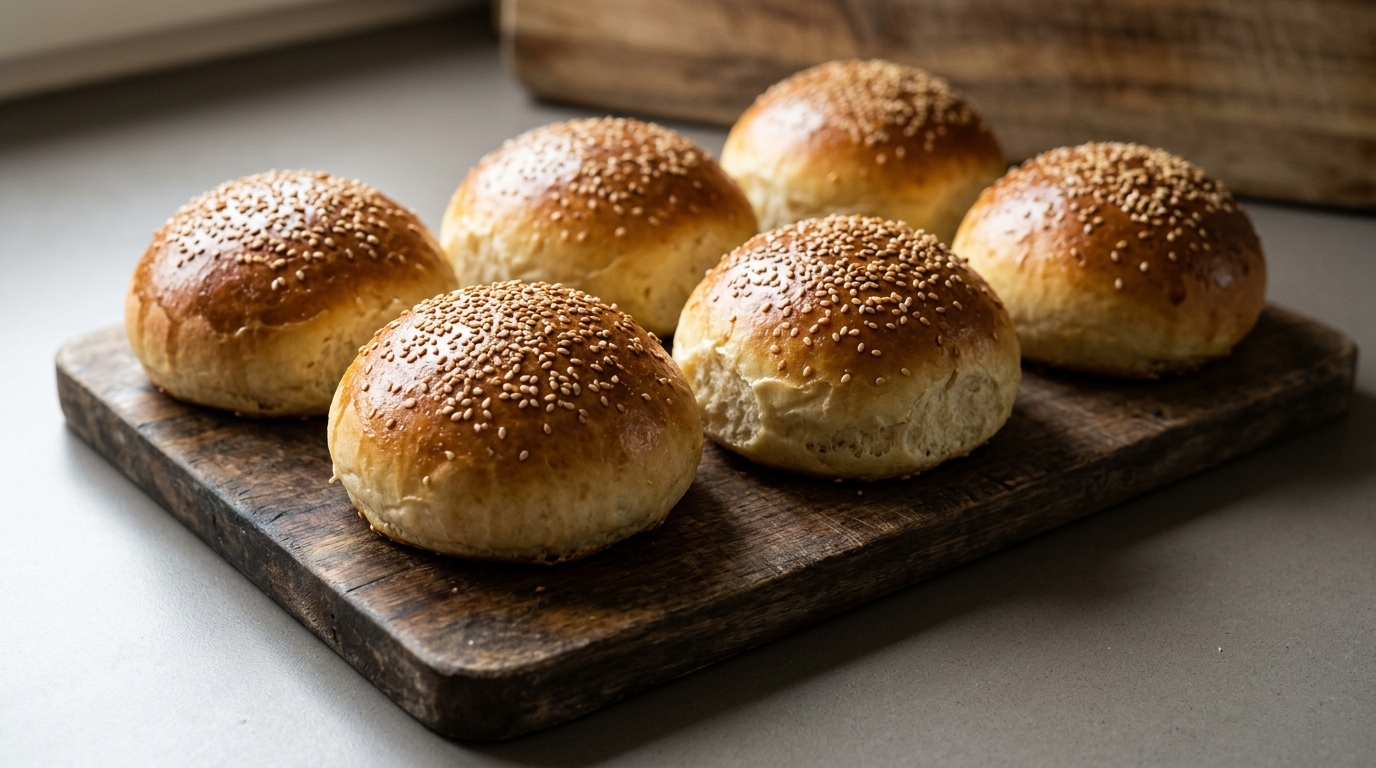 Hjemmelavede hamburgerboller