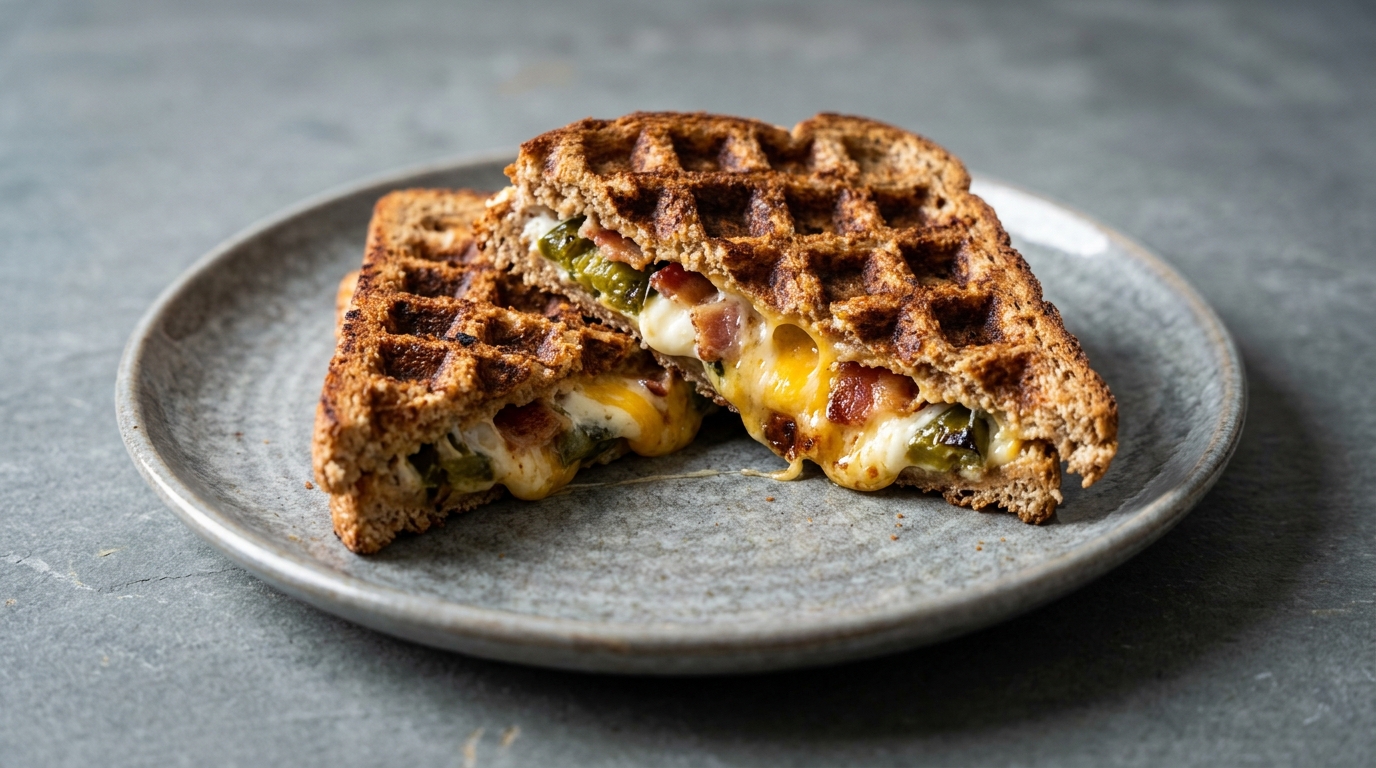 Jalapeño popper grilled cheese