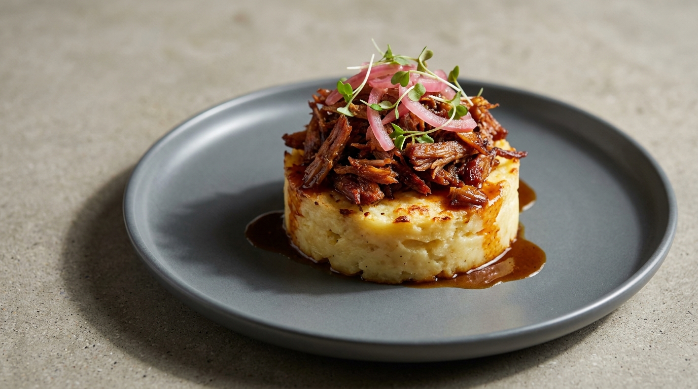 Andecarnitas på kartoffeltårn