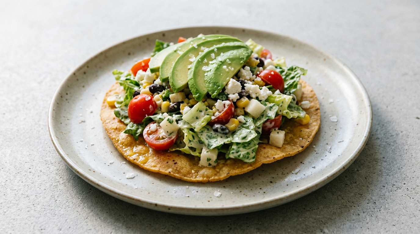 Sydvestlig salat-tostada