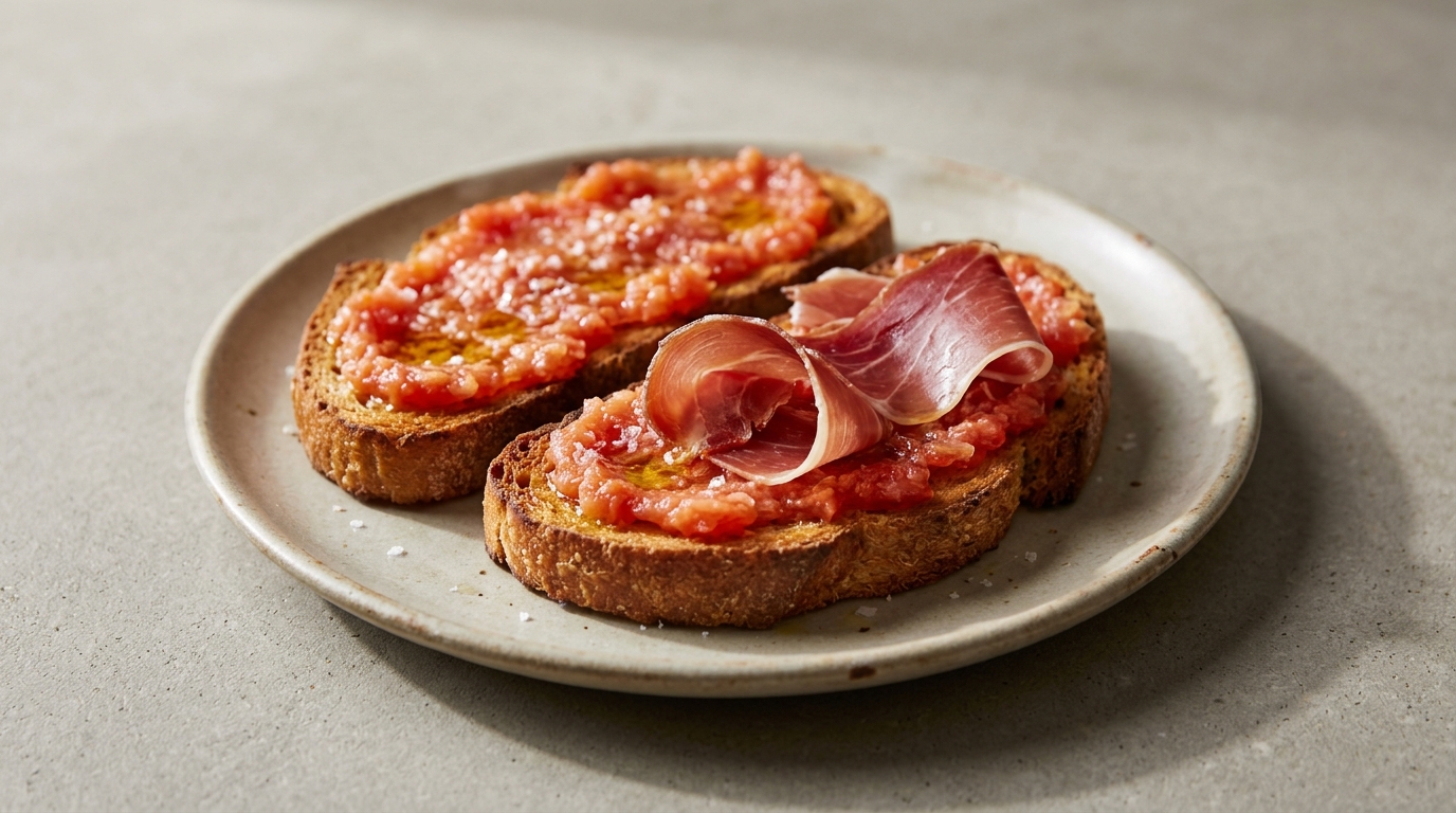 Pan con tomate (spansk tomatbrød)