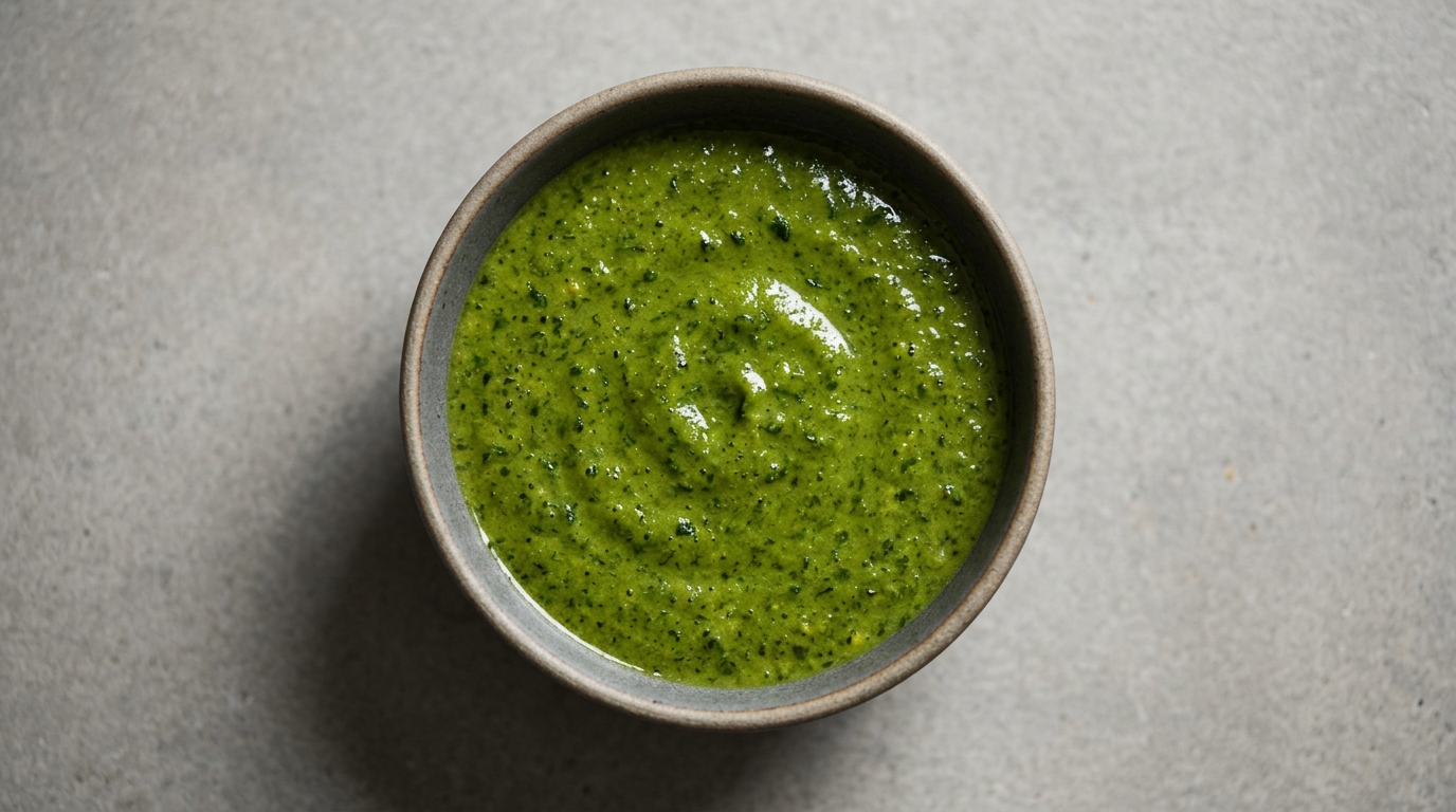 Brændt jalapeño- og koriandersovs
