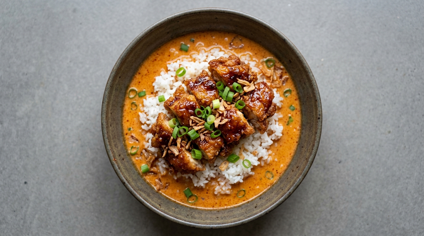 Smør-gochujang-ris i bouillon