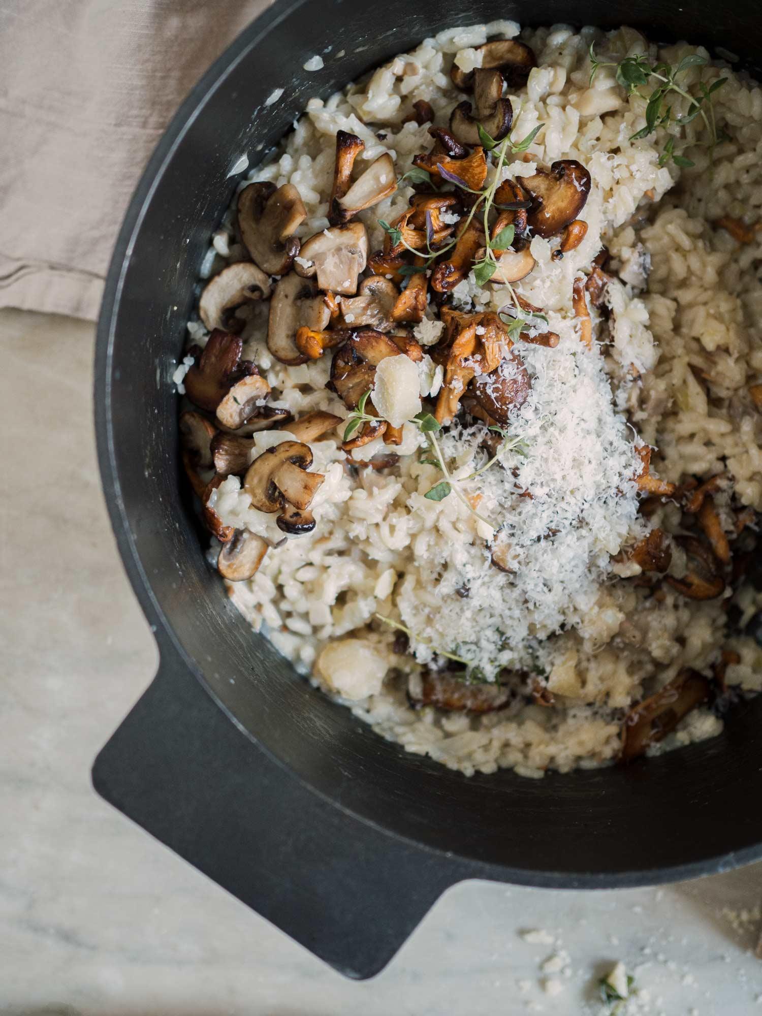 Risotto med svampe