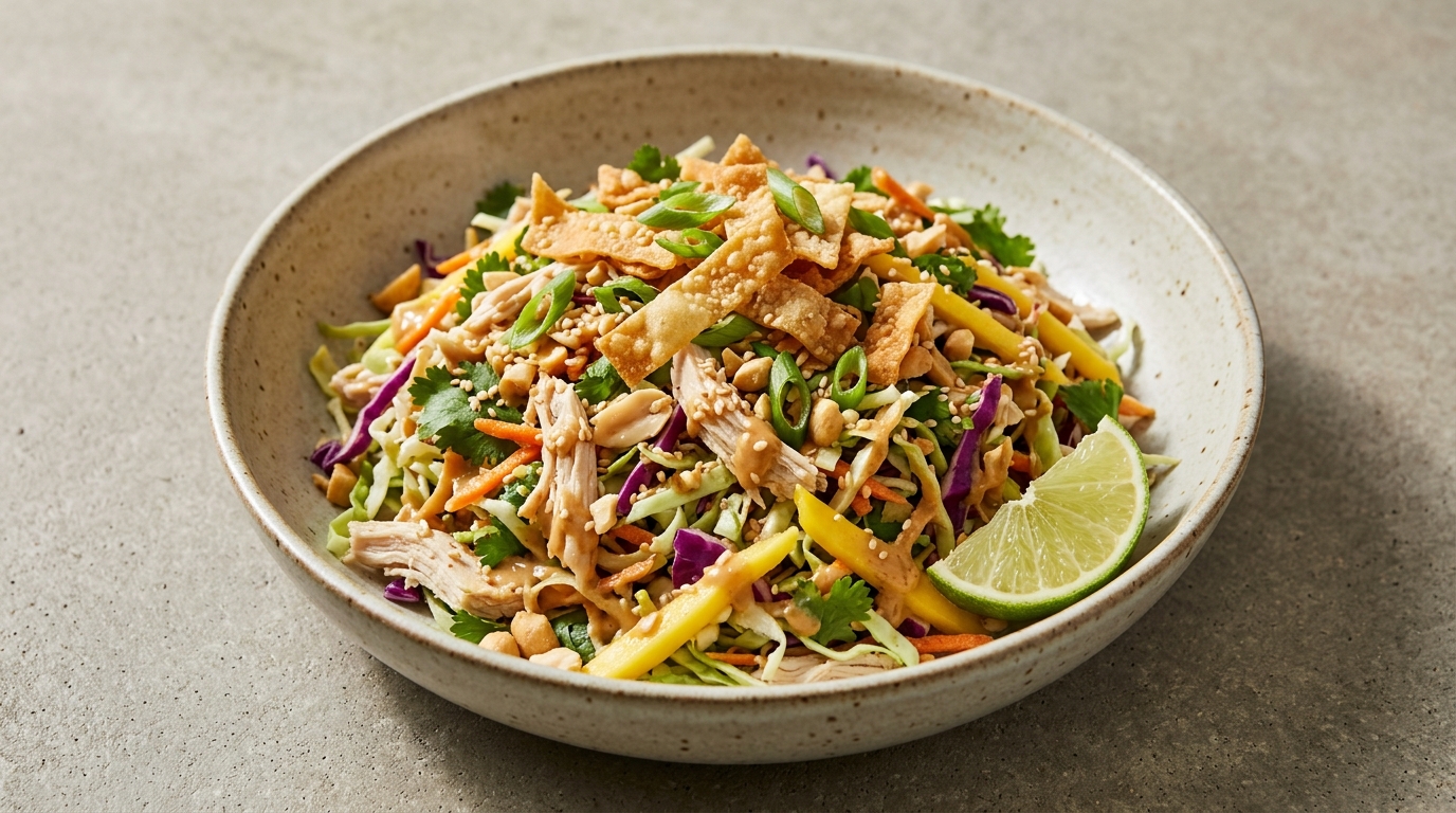 Thai crunch kyllingesalat
