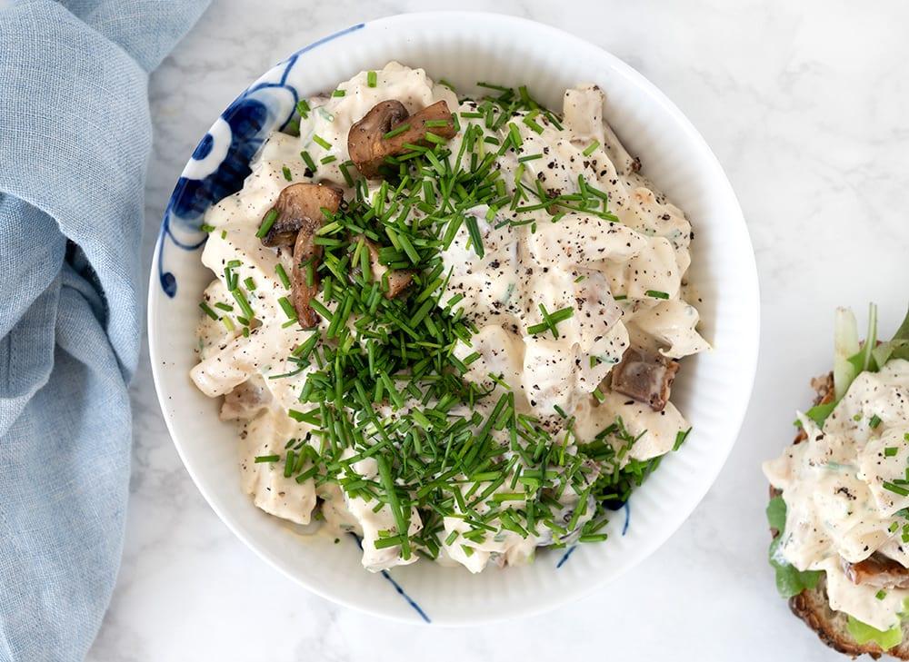 Hønsesalat med bacon