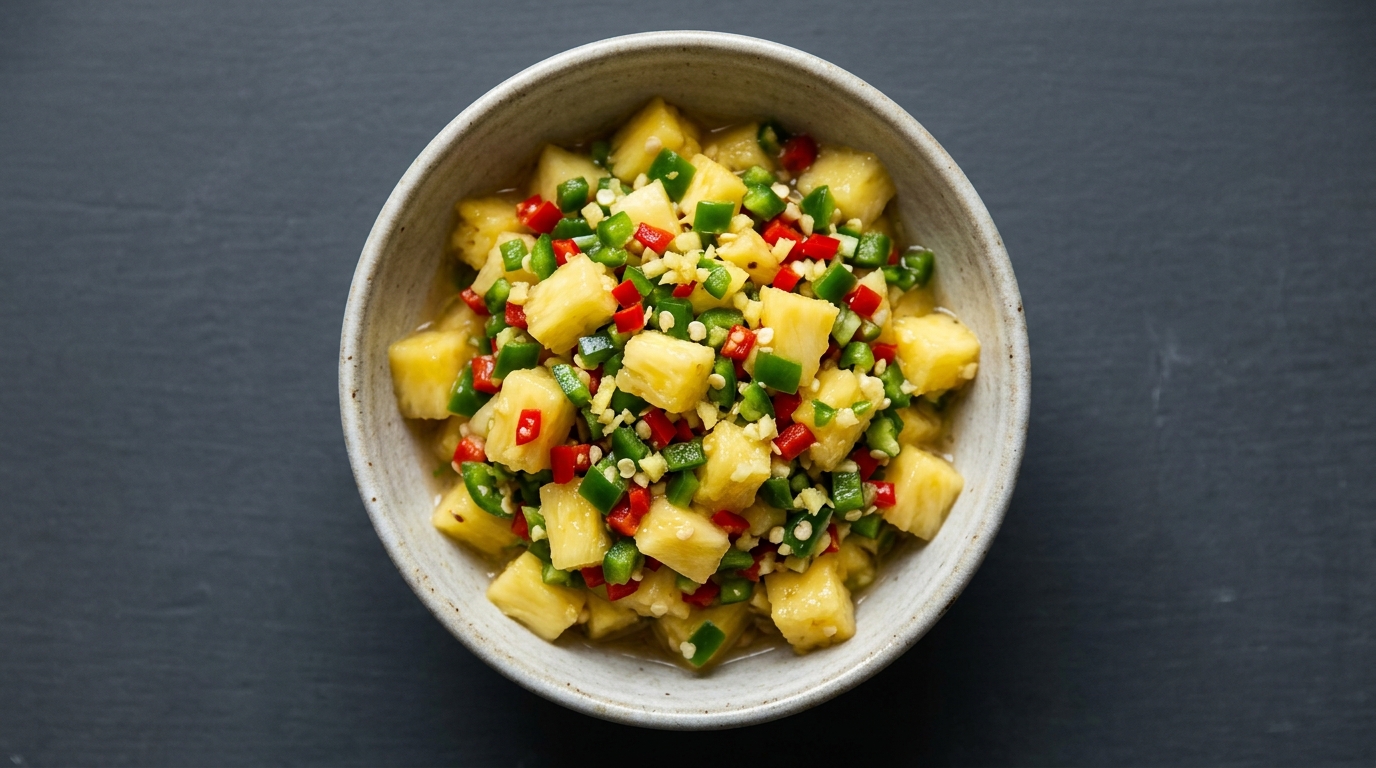 Ananas- og jalapeñorelish