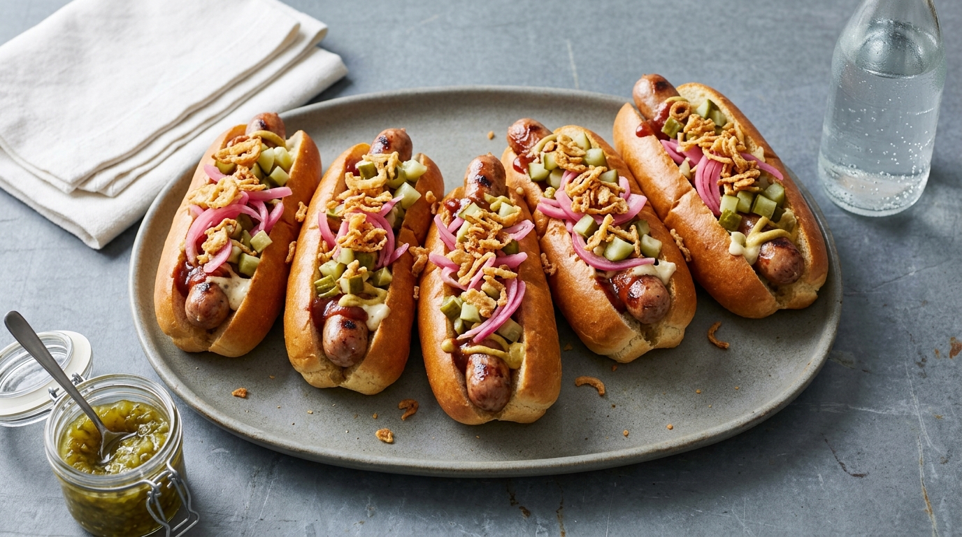 Gourmet hotdogs