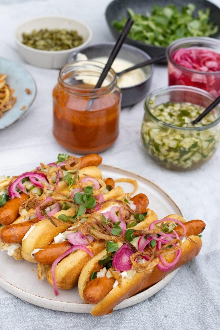 Gourmet hotdogs