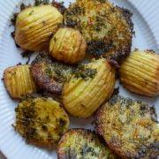 Parmesan kartofler med hvidløg