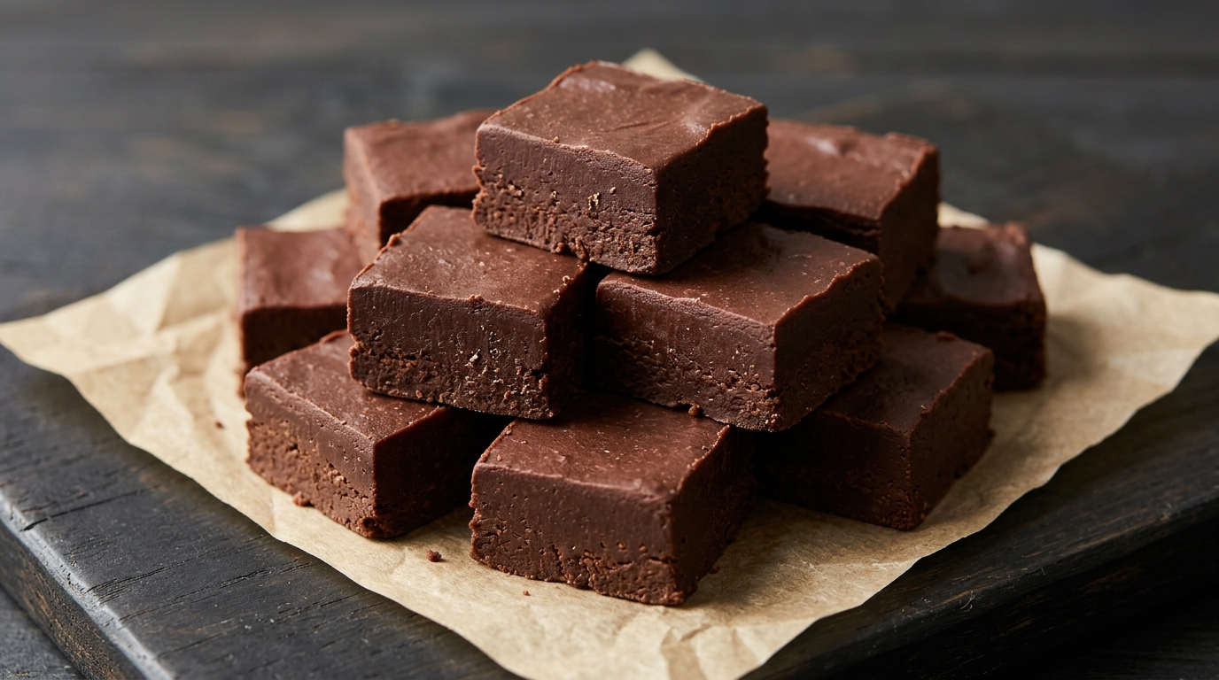 Chokolade-mælkepulver fudge