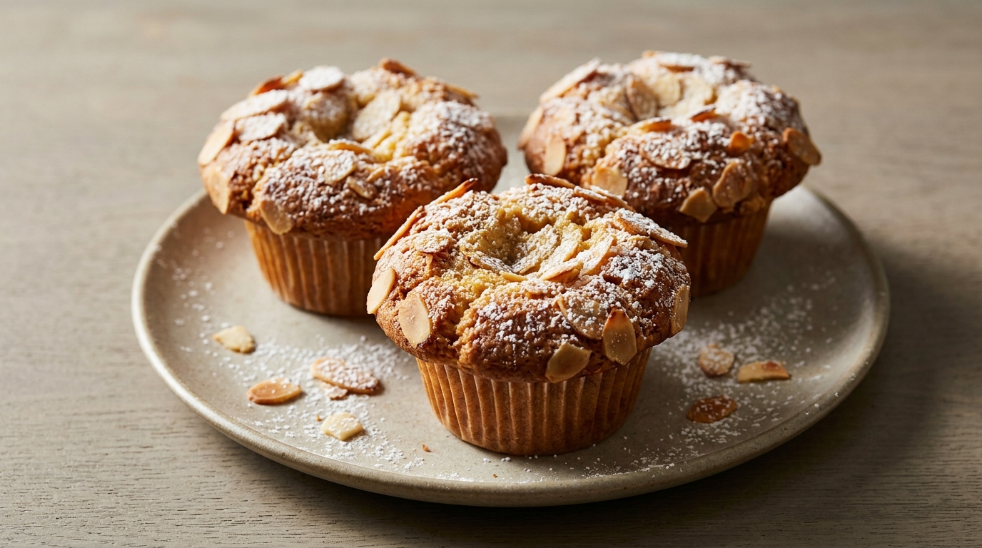 Mandelsmørrebrødsmuffins