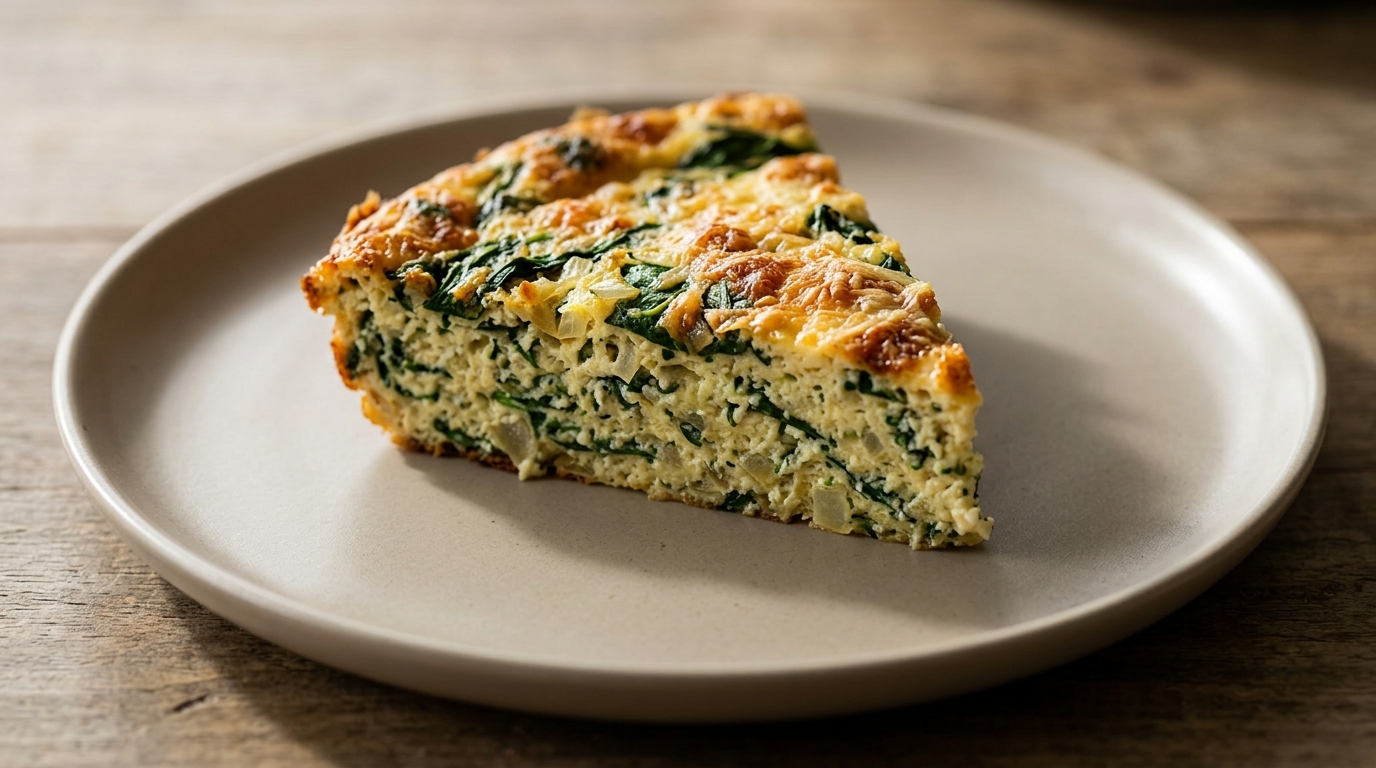 Skorpefri quiche med hytteost
