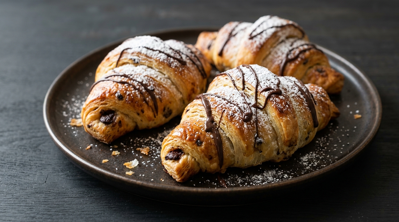 Chokoladecroissants