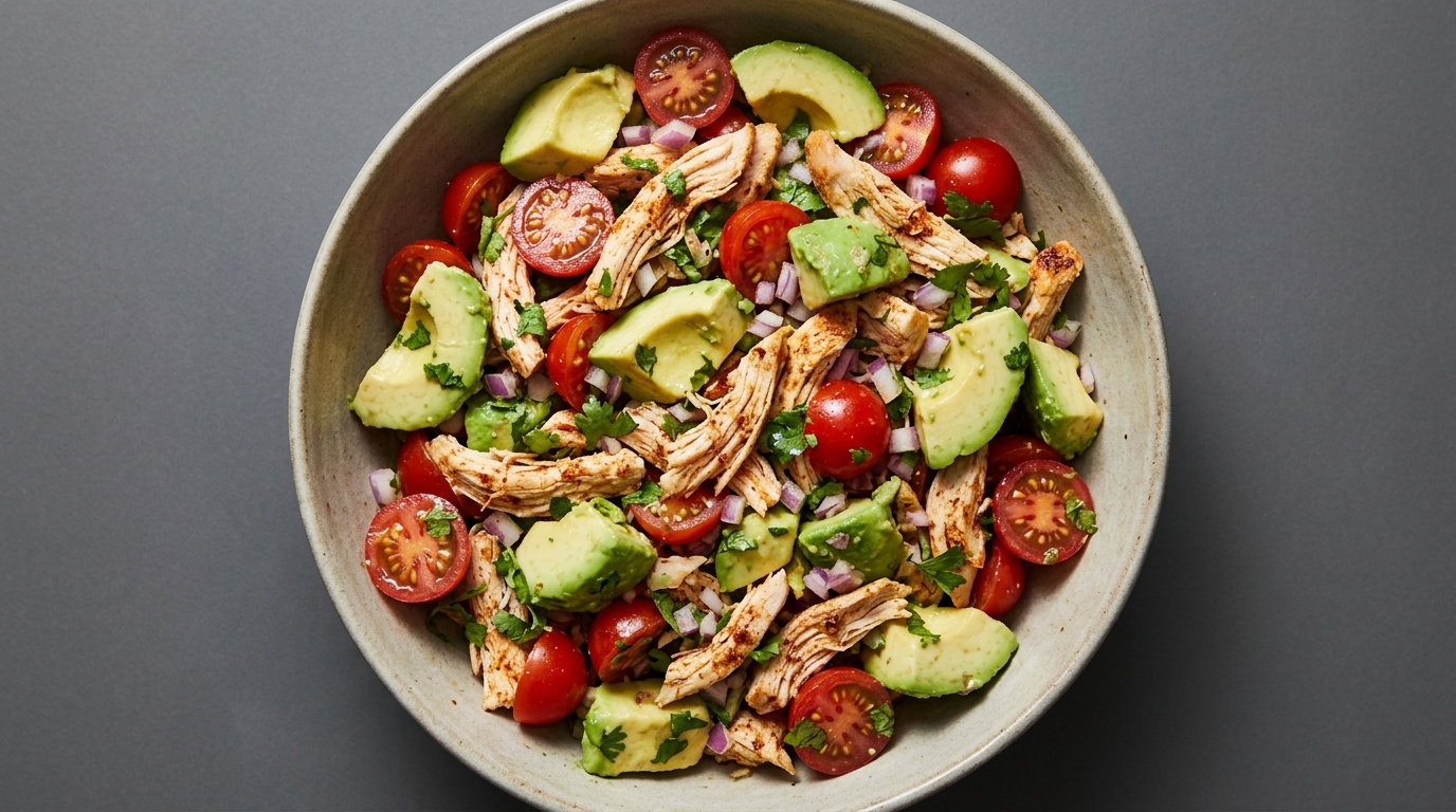 Kyllinge- og avocadosalat