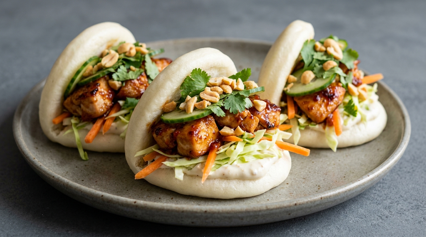 Bao med chilistegt kylling