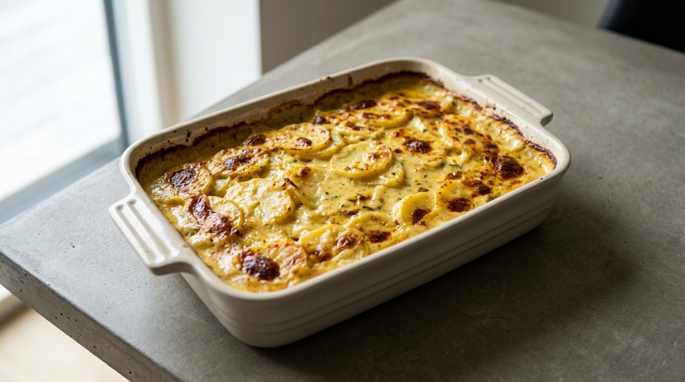 Flødekartofler med bearnaisesauce