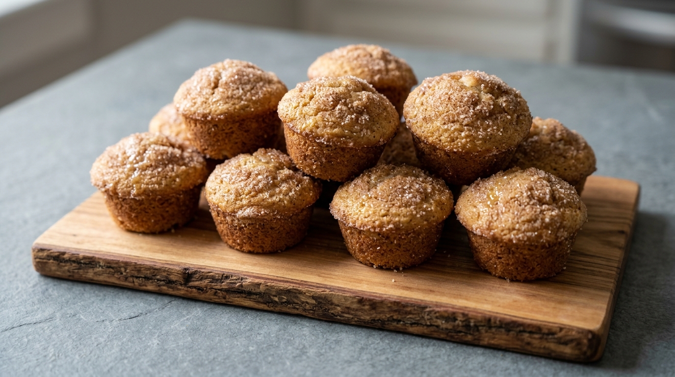 Mini kanelmuffins uden sukker