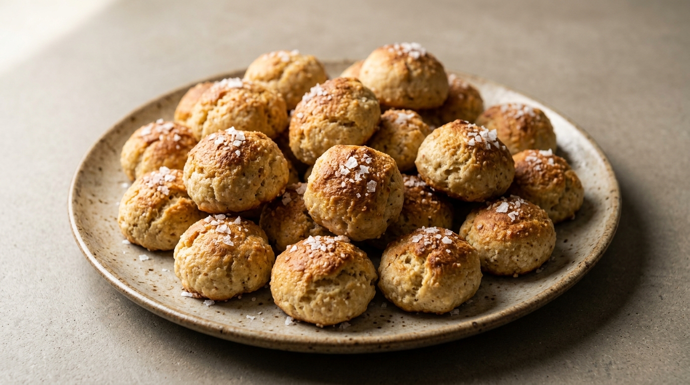 Cottage cheese pretzel bites