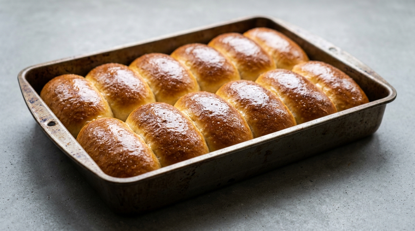 Bløde og luftige hotdogbrød