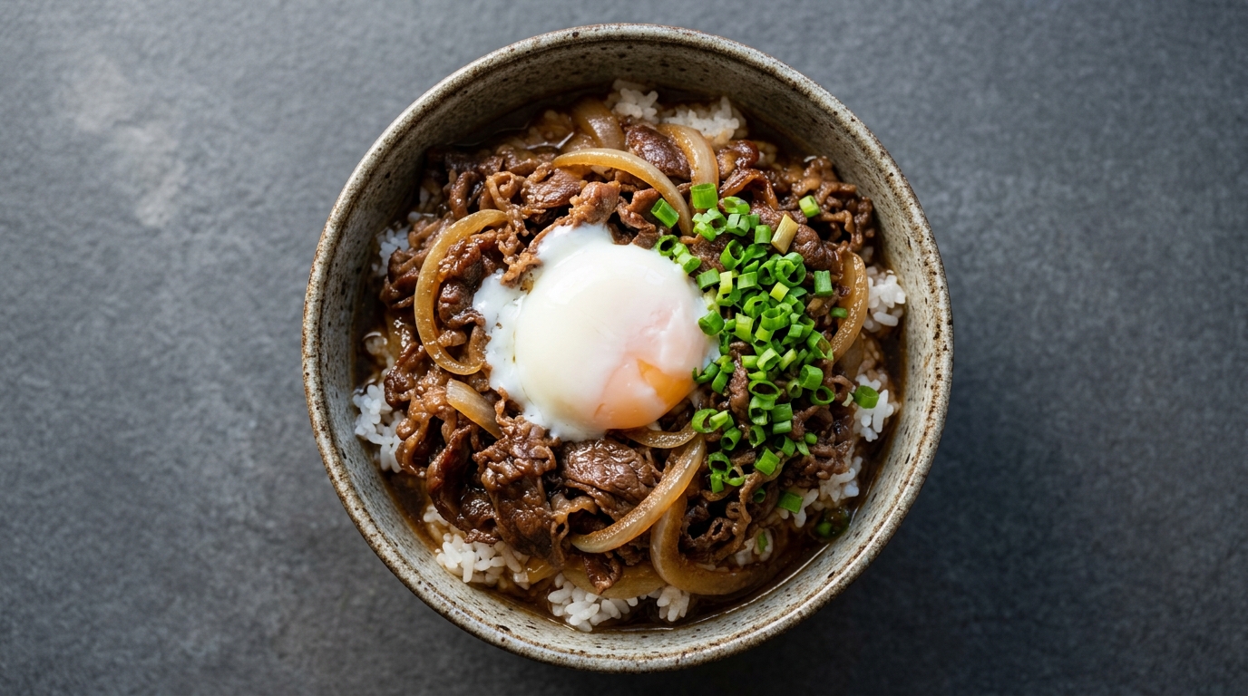 Gyudon beef bowl